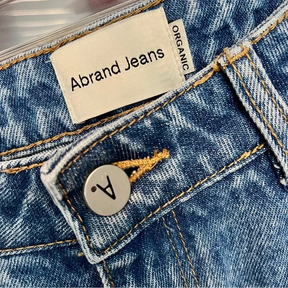 Abrand ‘99 Low Straight Leg Organic Cotton Jeans size 27P - Picture 5 of 7